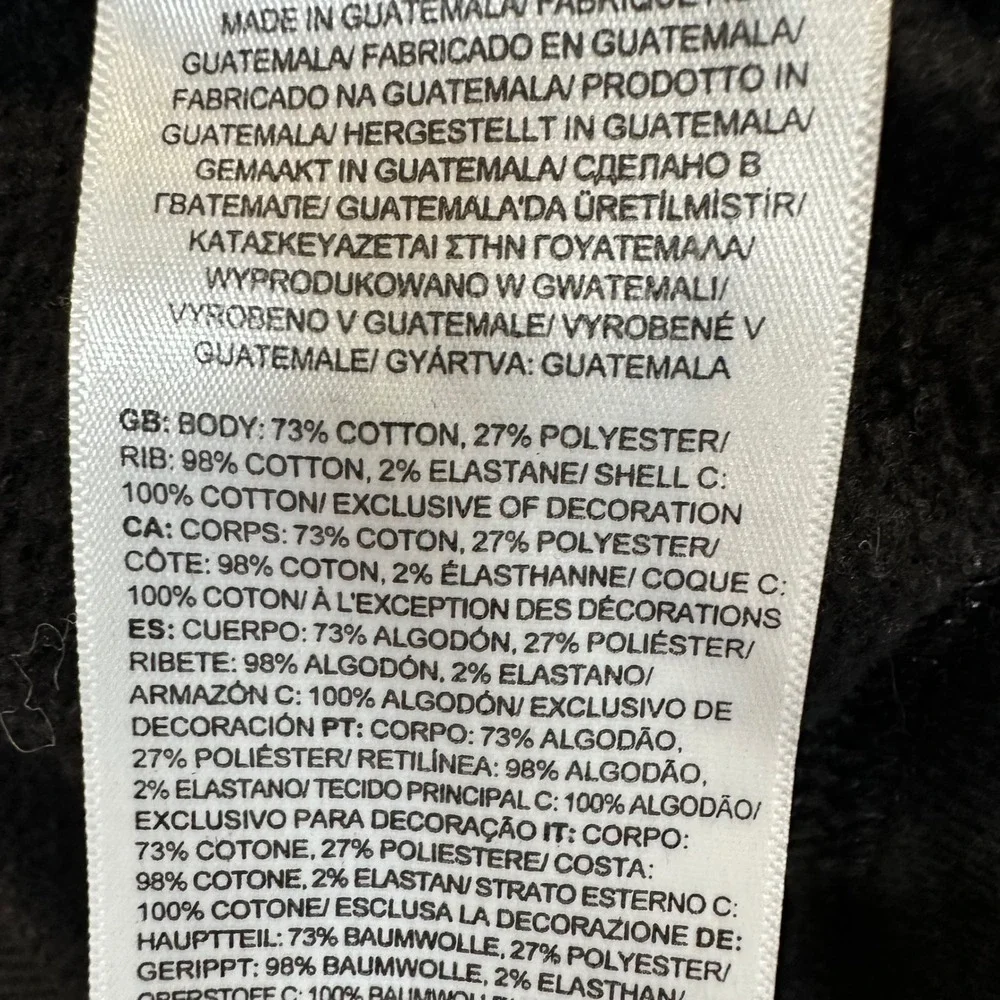 The North Face Hoodie Mens‎ Medium Black Gorpcore Streetwear Graphic Pullover